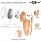 1290 Dual-Speed 1000W Foldable Hair Dryer and Electric Lint Remover 