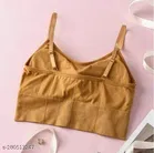 Cotton Blend Bra for Women, Black & Yellow, Pack of 2 