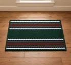 Status Stripe Dot Anti Skid Mat [38x58cm] Green