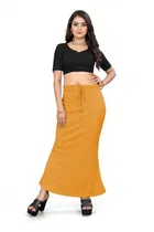 Lycra Solid Saree Petticoat for Women 