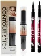 कॉम्बो ऑफ़ कॉनटूर स्टिक एंड 2 ब्लैक आईलाइनर