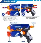 FEVERBAZAR Gun with Darts 