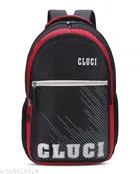 Fabric Backpack Bag, Black