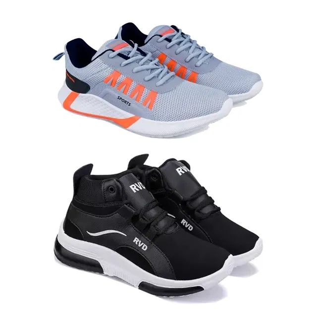 Combo of Casual Shoes for Boys (Multicolor, 10-11 Years) (Pack of 2)