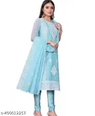 Chanderi Cotton Punjabi/All Over Suits for Women 