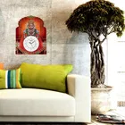 AJANTA Plastic Wall Clock 