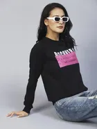 Women's Printed Round Neck Sweatshirt 