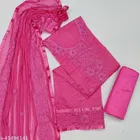 Chanderi Cotton Floral Embroidered Suits & Dress Materials for Women 