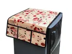Knit Printed Fridge Top Cover with Side Pockets 