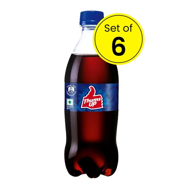 थम्स अप 6X250 ml (पैक ऑफ़ 6) (Pet Bottle)