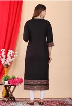 Rayon Solid Kurti for Women 