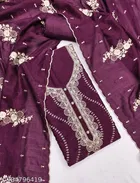 Vichitra Silk Punjabi/All Over Suits for Women 