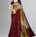 Art Silk Printed Saree for Women 
