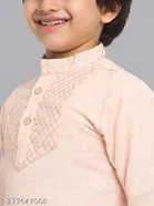 Cotton Blend Kurta with Pyjamas for Boys 